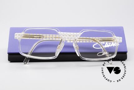 Cazal 511 Crystal Limited Vintage Brille, DEMOgläser können durch optische ersetzt werden, Passend für Herren und Damen
