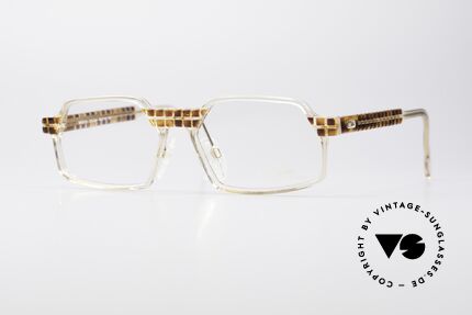 Cazal 511 Crystal Limited Edition Cazal, seltene vintage Brille der Cazal Crystal 500er Serie, Passend für Herren und Damen