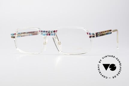 Cazal 511 Crystal Limited Vintage Cazal, seltene vintage Brille der Cazal Crystal 500er Serie, Passend für Herren und Damen