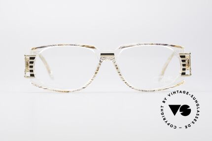 Cazal 372 Rare Hip Hop Vintage Brille, grandioses Farbkonzept: honig-perlmutt / transparent, Passend für Herren und Damen