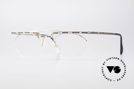 Cazal 758 Original 90er KEINE Retrobrille, interessantes CAZAL vintage Brillengestell von 1997, Passend für Herren und Damen
