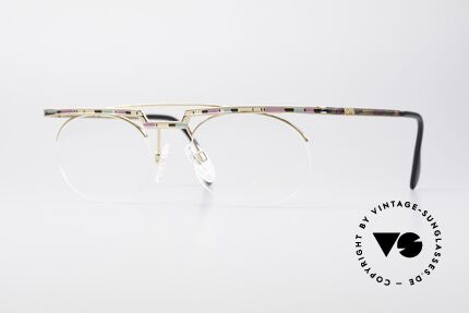 Cazal 758 Original Brille No Retrobrille, interessantes CAZAL vintage Brillengestell von 1997, Passend für Herren und Damen