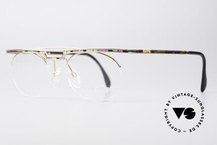 Cazal 758 Original Brille No Retrobrille, aufwändige Lackierung (typisch für die alten Cazals), Passend für Herren und Damen