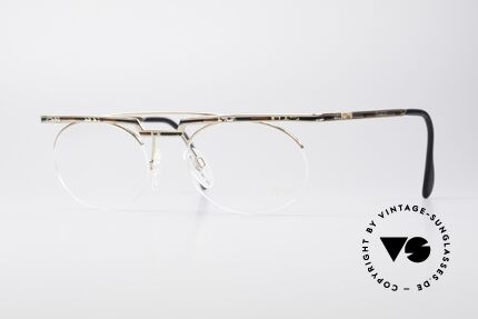 Cazal 758 Original 90er Vintage Brille, interessantes CAZAL vintage Brillengestell von 1997, Passend für Herren und Damen