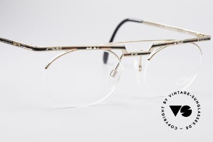 Cazal 758 Original 90er Vintage Brille, fühlbare Top-Qualität und Komfort (made in Germany), Passend für Herren und Damen