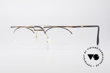 Cazal 758 Original 90er Vintage Fassung, interessantes CAZAL vintage Brillengestell von 1997, Passend für Herren und Damen