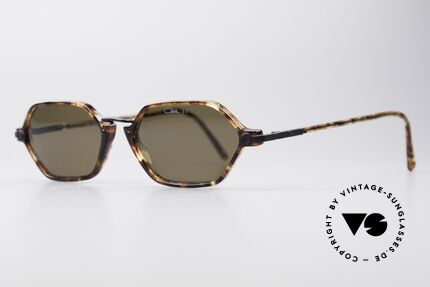 Cazal 1302 - Point 2 Original 90er Sonnenbrille, grazile Kombination der Materialien in Top-Qualität, Passend für Herren und Damen