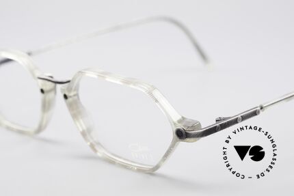 Cazal 1302 - Point 2 Original 90er Brillenfassung, leicht achteckiges Designer-Stück (made in Germany), Passend für Herren und Damen