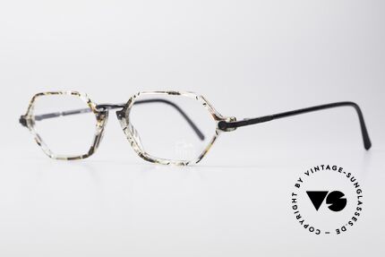Cazal 1302 - Point 2 Original 90er Designer-Brille, grazile Kombination der Materialien in Top-Qualität, Passend für Herren und Damen