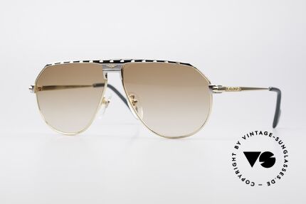 Longines 0151 Large Titanium Sonnenbrille, maskuline 80er Designersonnenbrille von Longines, Passend für Herren