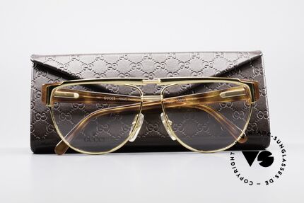 Gucci 2320 Designer Luxusbrille 80er, die Fassung ist beliebig verglasbar (optisch / Sonne), Passend für Herren und Damen