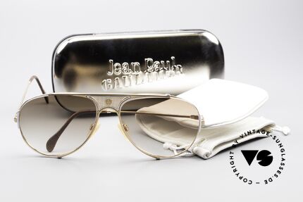 St. Moritz 401 Seltene Jupiter Sonnenbrille, ungetragenes Modell in Gr. 62/16 mit GAULTIER Etui, Passend für Herren