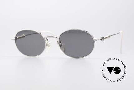 Jean Paul Gaultier 55-6101 Ovale Brille Polarisierend, ovale J.P. Gaultier vintage Sonnenbrille von 1996, Passend für Herren und Damen
