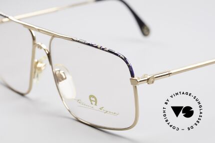 Aigner EA23 Echte 80er Luxus Brillenfassung, ein echtes "Must-Have" für Kenner & Modeliebhaber, Passend für Herren
