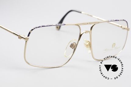Aigner EA23 Echte 80er Luxus Brillenfassung, ungetragen (wie alle unsere vintage Aigner Brillen), Passend für Herren