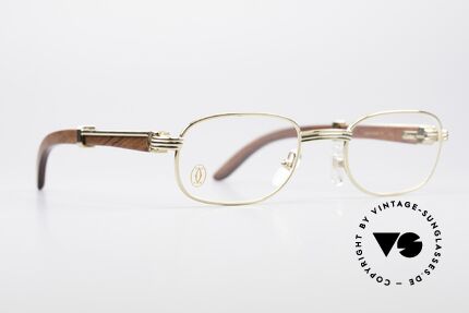 Cartier Breteuil Rare Vintage Luxus Holzbrille, eine Kombination aus Qualität, Luxus & Individualität, Passend für Herren Cartier Breteuil Rare Vintage Luxus Holzbrille, eine Kombination aus Qualität, Luxus & Individualität, Passend für Herren