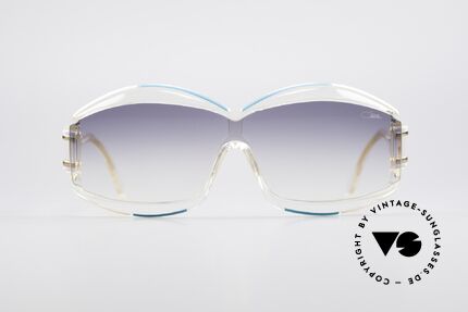 Cazal 857 Echt 80er HipHop Sonnenbrille, typische 80er Jahre Farbgestaltung und Top-Qualität, Passend für Herren und Damen