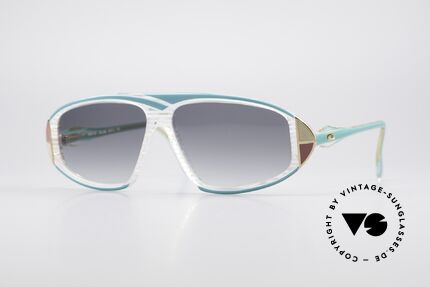 Cazal 187 Old School 80er Sonnenbrille, eye-catching vintage Cazal Designersonnenbrille, Passend für Herren und Damen