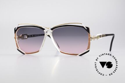 Cazal 188 Vintage Sonnenbrille Damen, zauberhafte CAZAL Sonnenbrille aus den 1980ern, Passend für Damen