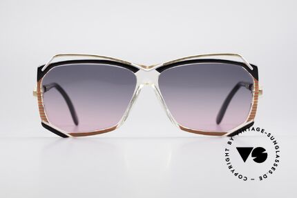 Cazal 188 Vintage Sonnenbrille Damen, kunstvoll gestalteter Rahmen mit vielen Details, Passend für Damen