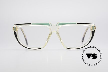 Cazal 316 Echt 80er Old School Brille, true vintage Fassung in frischer Farbkombination, Passend für Herren und Damen