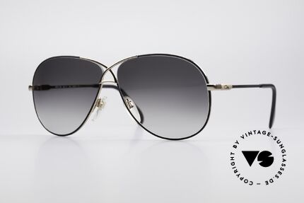 Cazal 728 Vintage Aviator Sonnenbrille, legendäre Pilotensonnenbrille der 1980er Jahre, Passend für Herren und Damen