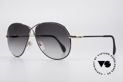 Cazal 728 Vintage Aviator Sonnenbrille, Metallrahmen in L Gr. 62/11 (top Tragekomfort), Passend für Herren und Damen