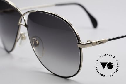 Cazal 728 Vintage Aviator Sonnenbrille, edle, geschwungene Optik in zeitlosem Farbton, Passend für Herren und Damen