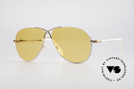Cazal 728 Designer Piloten Sonnenbrille, legendäre Pilotensonnenbrille der 1980er Jahre, Passend für Herren und Damen