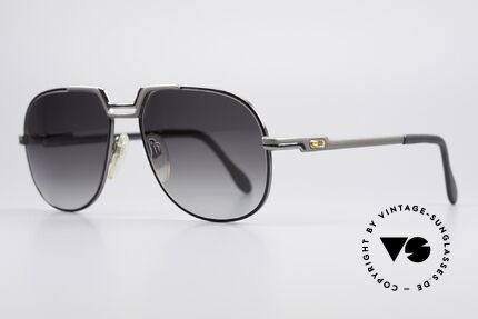 Cazal 710 Ultra Seltene 80er Sonnenbrille, geniale Lackierung in einer Art "anthrazit-metallic", Passend für Herren