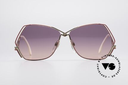 Cazal 226 Vintage Damen Sonnenbrille, zauberhafte Creation von CAri ZALloni (Mr. CAZAL), Passend für Damen