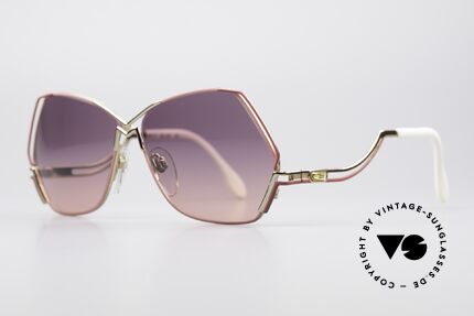Cazal 226 Vintage Damen Sonnenbrille, edles, perfekt abgestimmtes Farbkonzept; Hingucker!, Passend für Damen