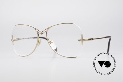 Cazal 221 Randlose 80er Designer Brille, zauberhaftes Cazal vintage Brillengestell der 1980er, Passend für Damen