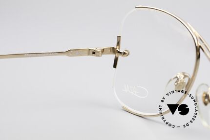 Cazal 221 Randlose 80er Designer Brille, KEINE RETRObrille; echtes kostbares altes ORIGINAL, Passend für Damen