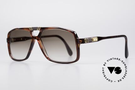Cazal 637 1980er HipHop Sonnenbrille, fester Bestandteil der amerik. HipHop-Szene, Passend für Herren