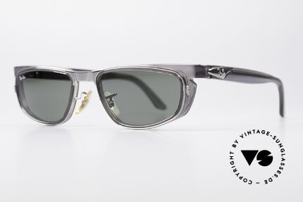Ray Ban Spinal Tap Square Flat Bausch Lomb USA B&L Brille, original 90er Jahre - made in USA bzw. Irland, Passend für Herren