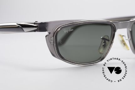Ray Ban Spinal Tap Square Flat Bausch Lomb USA B&L Brille, ein altes Original mit vollständiger Verpackung, Passend für Herren