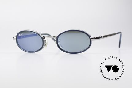 Ray Ban Sidestreet Combo 2000 Crossroad Oval Blue Mirrored, Ray Ban Sidestreet Combo 2000 Oval Sonnenbrille, Passend für Herren und Damen