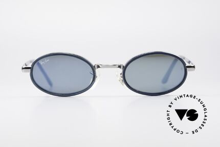 Ray Ban Sidestreet Combo 2000 Crossroad Oval Blue Mirrored, ein Ray-Ban Hybrid (Modell aus den späten 90ern), Passend für Herren und Damen