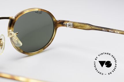 Ray Ban Cheyenne Style III Ovale B&L USA Sonnenbrille, 90er Fassung wäre auch für optische Gläser geeignet, Passend für Herren und Damen