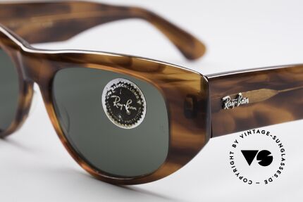 Ray Ban Wayfarer Dekko Rare Damen Sonnenbrille B&L, massive Bügel + Bausch&Lomb Gläser; 100% UV, Passend für Damen