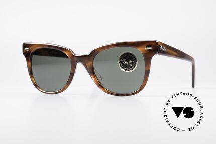 Ray Ban Meteor 80er Vintage USA Sonnenbrille, vintage 80er Sonnenbrille von RAY-BAN, USA, Passend für Herren und Damen