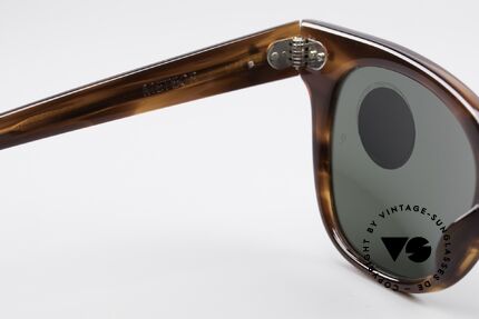 Ray Ban Meteor 80er Vintage USA Sonnenbrille, die Fassung kann auch optisch verglast werden, Passend für Herren und Damen