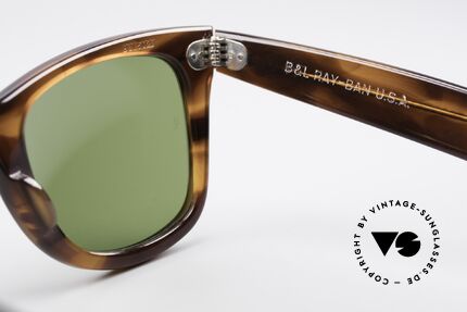 Ray Ban Wayfarer I 40 Years Rare Limited Special Edition, ungetragen NOS (wie alle unsere alten USA-Wayfarer), Passend für Herren und Damen