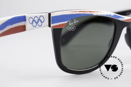 Ray Ban Wayfarer I Olympia 1992 Albertville, KEINE retro Sonnenbrille, 100% vintage ORIGINAL, Passend für Herren und Damen