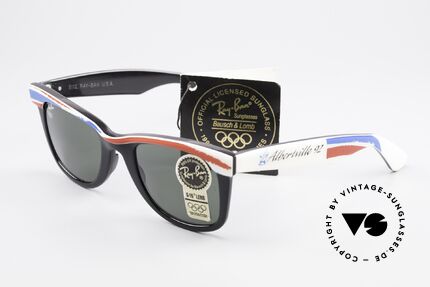 Ray Ban Wayfarer I Olympia 1992 Albertville, Größe: medium, Passend für Herren und Damen