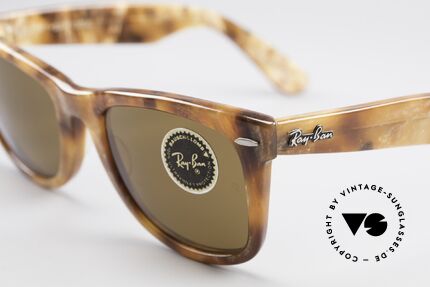 Ray Ban Wayfarer I Limited Edition Blond Frost, limitierte Edition braun meliert / marmoriert, W0888, Passend für Herren und Damen Ray Ban Wayfarer I Limited Edition Blond Frost, limitierte Edition braun meliert / marmoriert, W0888, Passend für Herren und Damen