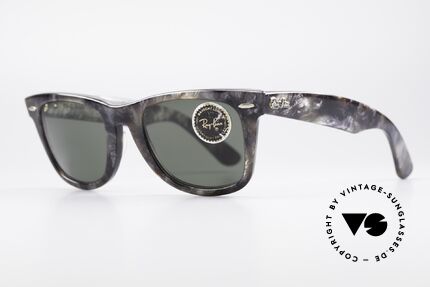 Ray Ban Wayfarer I Limited Edition Gray Frost, heute so oft kopiert und nie erreicht; echt VINTAGE!, Passend für Herren und Damen