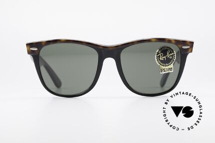Ray Ban Wayfarer II Sonnenbrille Klassiker 80er, Bausch & Lomb Qualitätsgläser (100% UV-Schutz), Passend für Herren und Damen