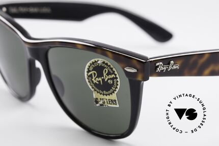 Ray Ban Wayfarer II Sonnenbrille Klassiker 80er, ungetragen (wie alle unsere alten B&L Ray-Bans), Passend für Herren und Damen